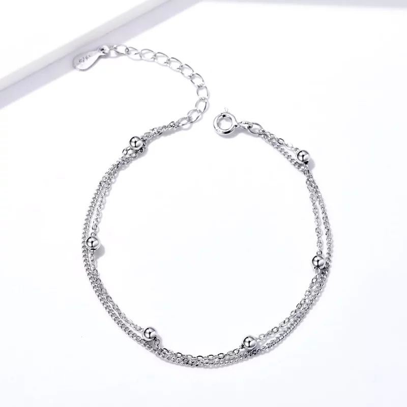 (afbeelding voor) Pandora Style Kleine kralen Armband - SCB131