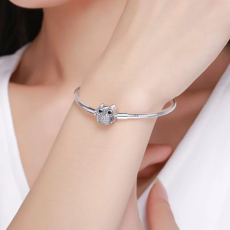 (afbeelding voor) Pandora Style Leuke uil Armband - SCB067 - Bekijken 2