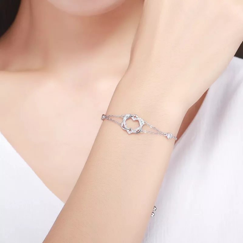 (afbeelding voor) Pandora Style liefde cardiogram Armband - SCB022 - Bekijken 2