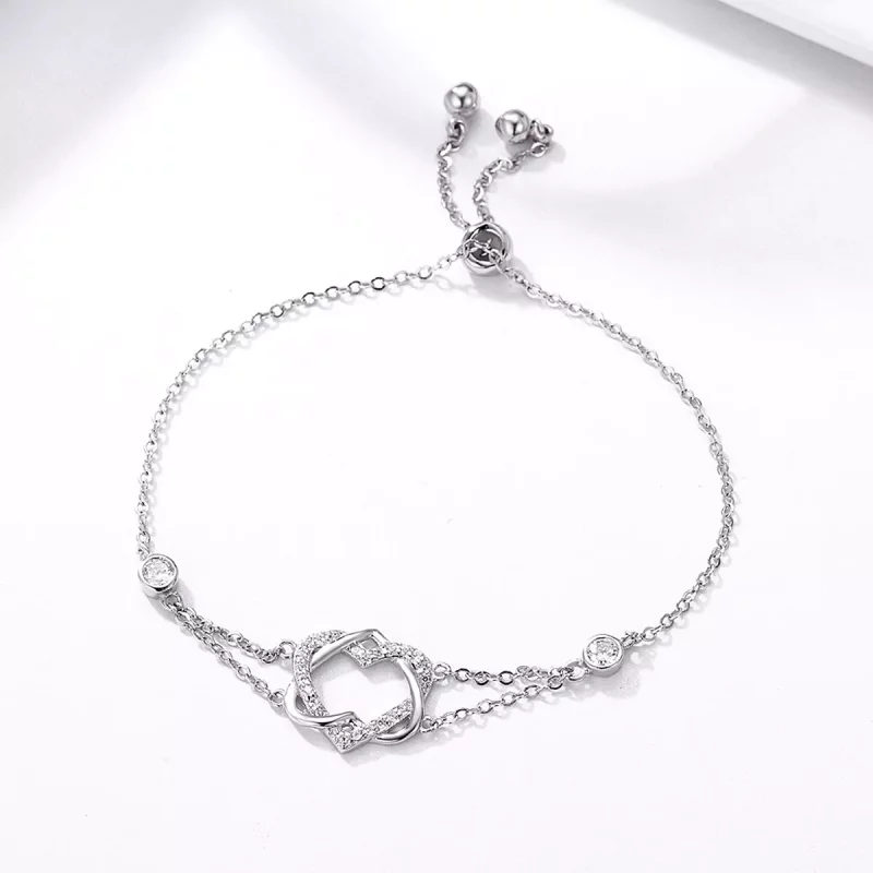 (afbeelding voor) Pandora Style liefde cardiogram Armband - SCB022 - Bekijken 4