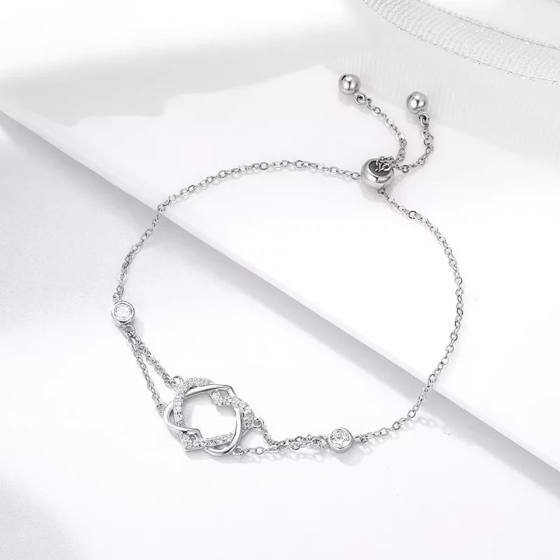 (afbeelding voor) Pandora Style liefde cardiogram Armband - SCB022 - Bekijken 5
