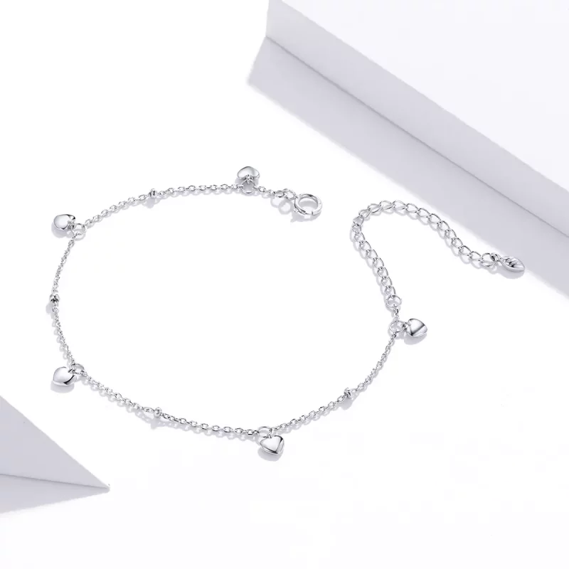 (afbeelding voor) Pandora Style Liefdevol hart Sliding Armband - SCB191 - Bekijken 3