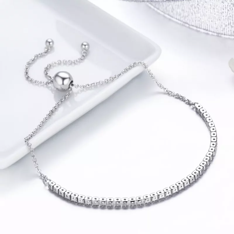 (afbeelding voor) Pandora Style liefdevol Sliding Armband - SCB029 - Bekijken 6