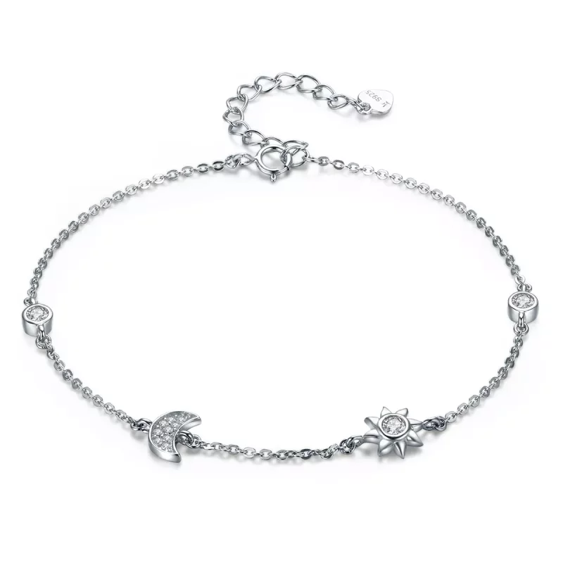 (afbeelding voor) Pandora Style Maan Zon En Sterren Armband - SCB081