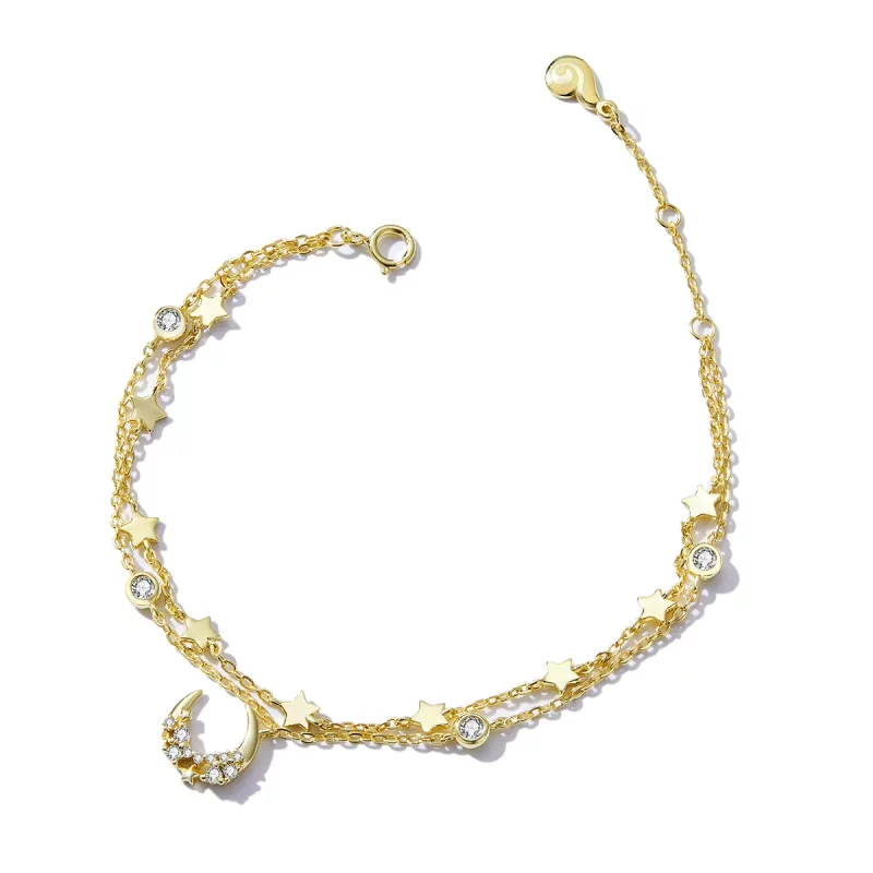 (afbeelding voor) Pandora Style Maanfase printen Armband - BSB065 - Bekijken 2