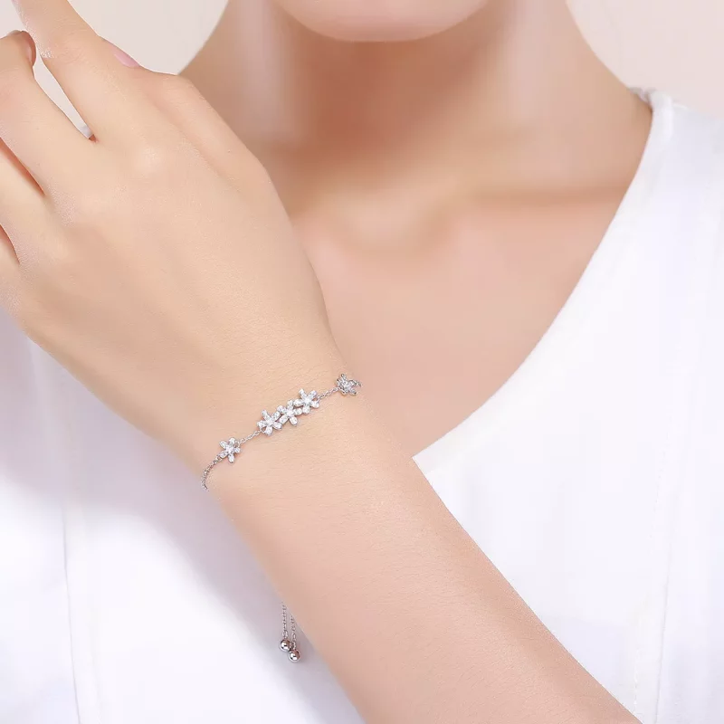 (afbeelding voor) Pandora Style Madeliefje Armband - SCB084 - Bekijken 2