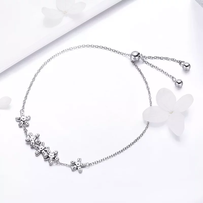 (afbeelding voor) Pandora Style Madeliefje Armband - SCB084 - Bekijken 3