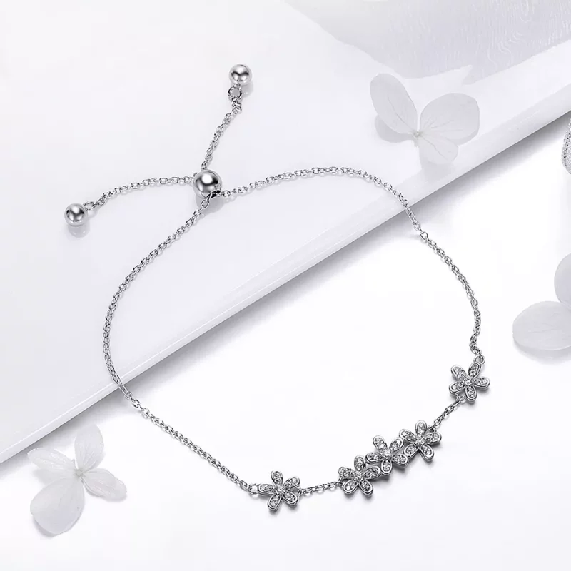(afbeelding voor) Pandora Style Madeliefje Armband - SCB084 - Bekijken 4