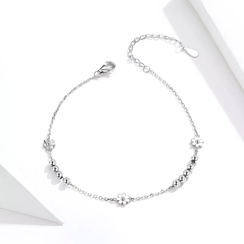 (afbeelding voor) Pandora Style Madeliefje Armband - SCB146 - Bekijken 3