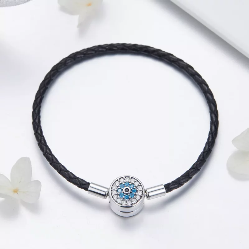 (afbeelding voor) Pandora Style Magische Mysteries Leren armband - SCB113 - Bekijken 2