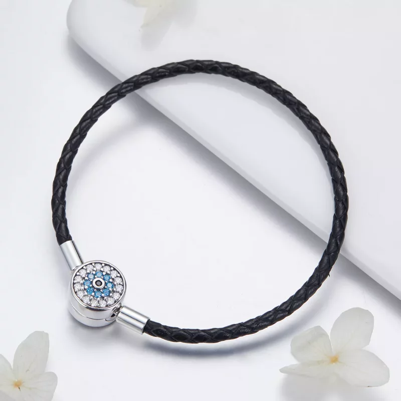 (afbeelding voor) Pandora Style Magische Mysteries Leren armband - SCB113 - Bekijken 3