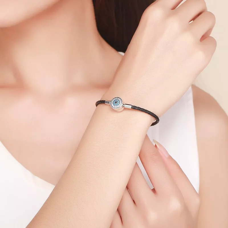 (afbeelding voor) Pandora Style Magische Mysteries Leren armband - SCB113 - Bekijken 5
