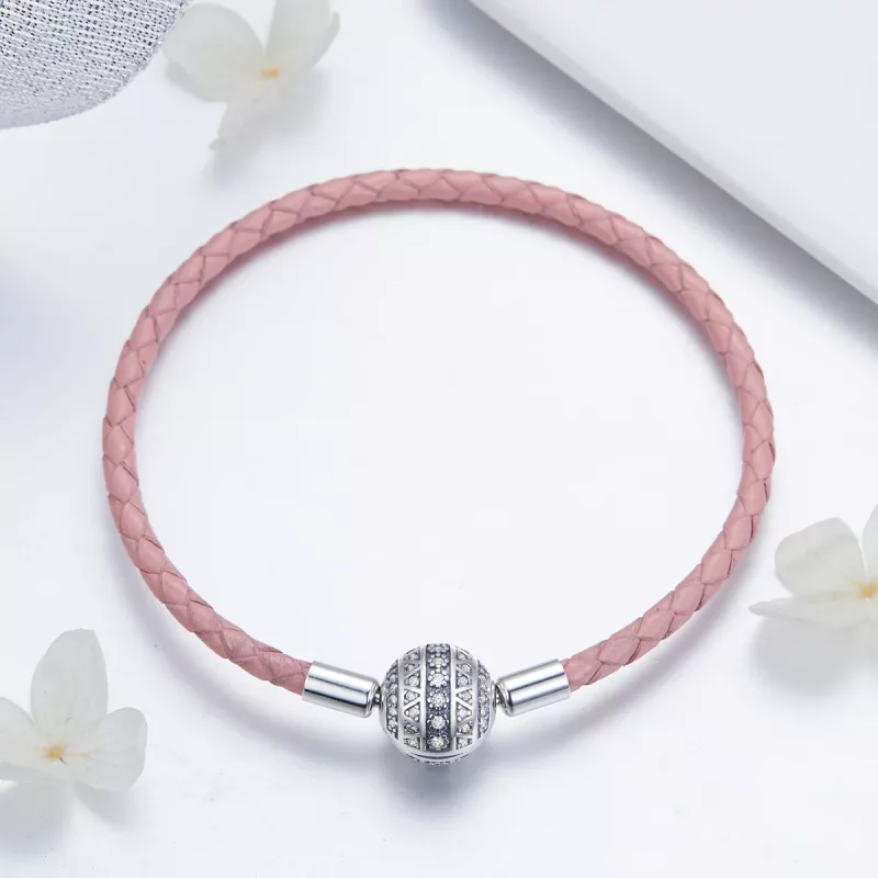 (afbeelding voor) Pandora Style Meisjesachtige emotie Leren armband - SCB114 - Bekijken 2
