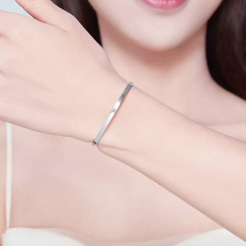 (afbeelding voor) Pandora Style Niets is onmogelijk Open Bangle - SCB160 - Bekijken 5