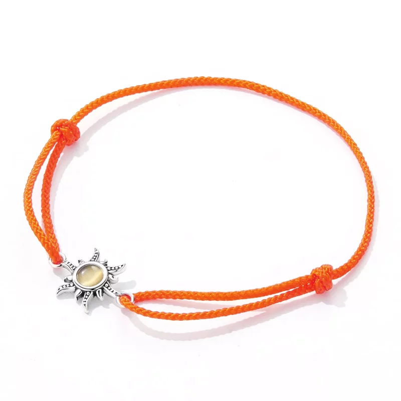(afbeelding voor) Pandora Style Oranje Zon Armband - SCB230 - Bekijken 4