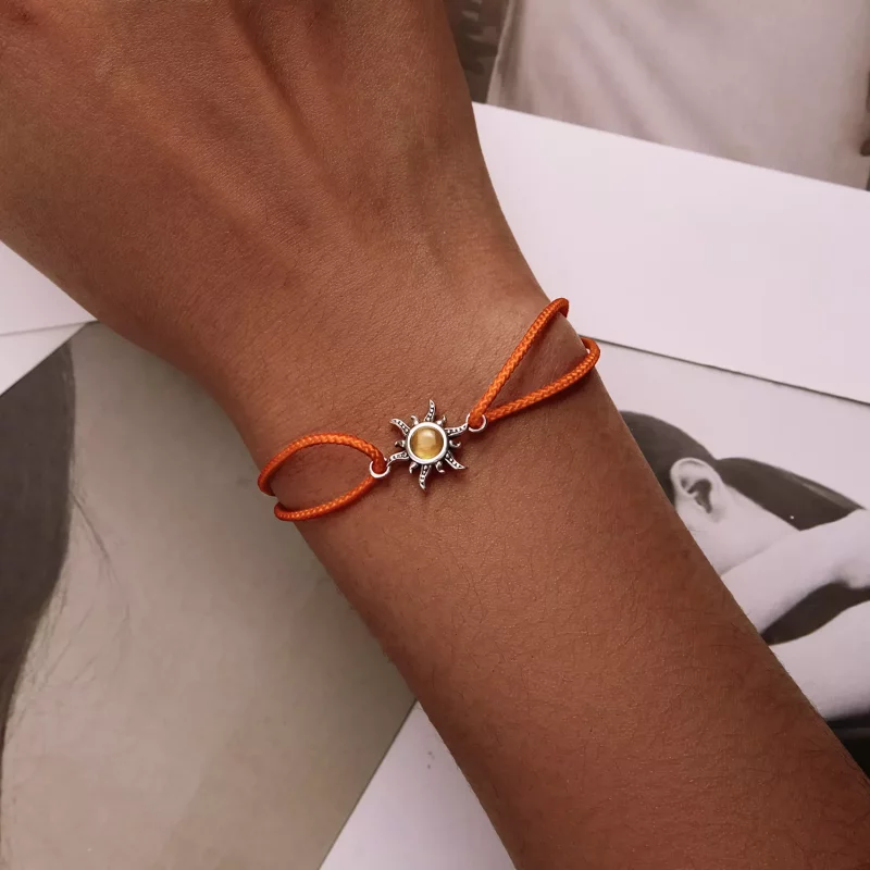 (afbeelding voor) Pandora Style Oranje Zon Armband - SCB230 - Bekijken 5