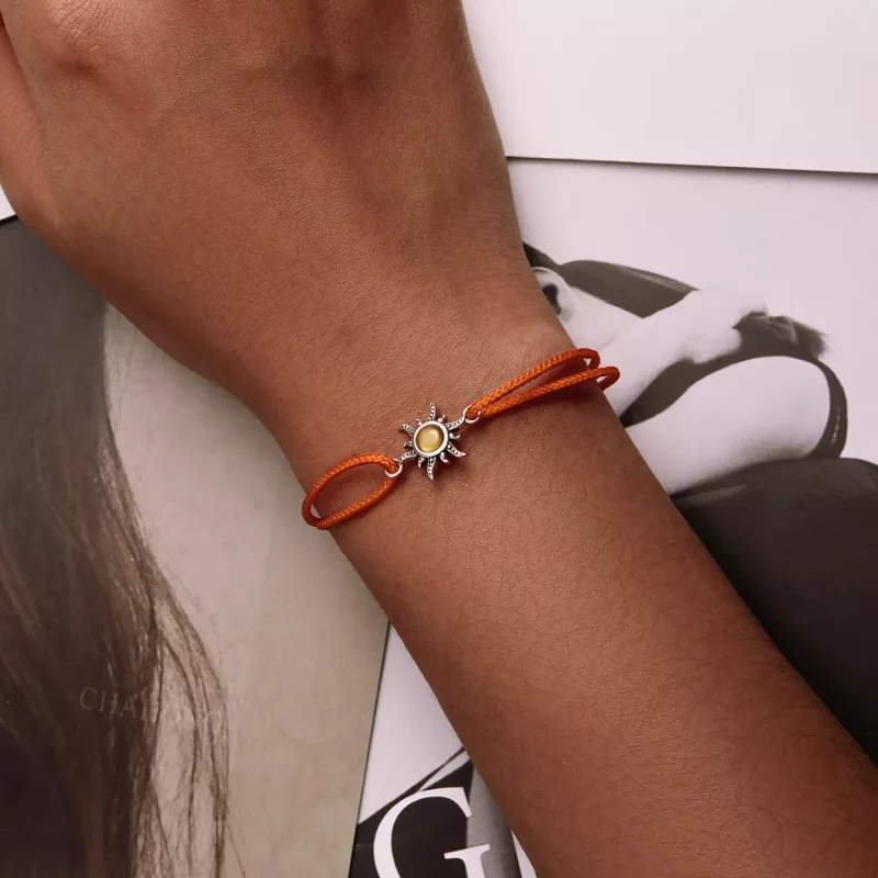 (afbeelding voor) Pandora Style Oranje Zon Armband - SCB230 - Bekijken 7