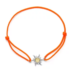 Pandora Style Oranje Zon Armband - SCB230 (afbeelding voor) Pandora Style Oranje Zon Armband - SCB230