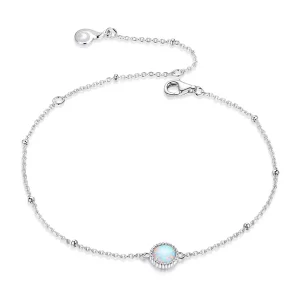 Pandora Style Prachtige Opaal Sliding Armband - BSB054 (afbeelding voor) Pandora Style Prachtige Opaal Sliding Armband - BSB054