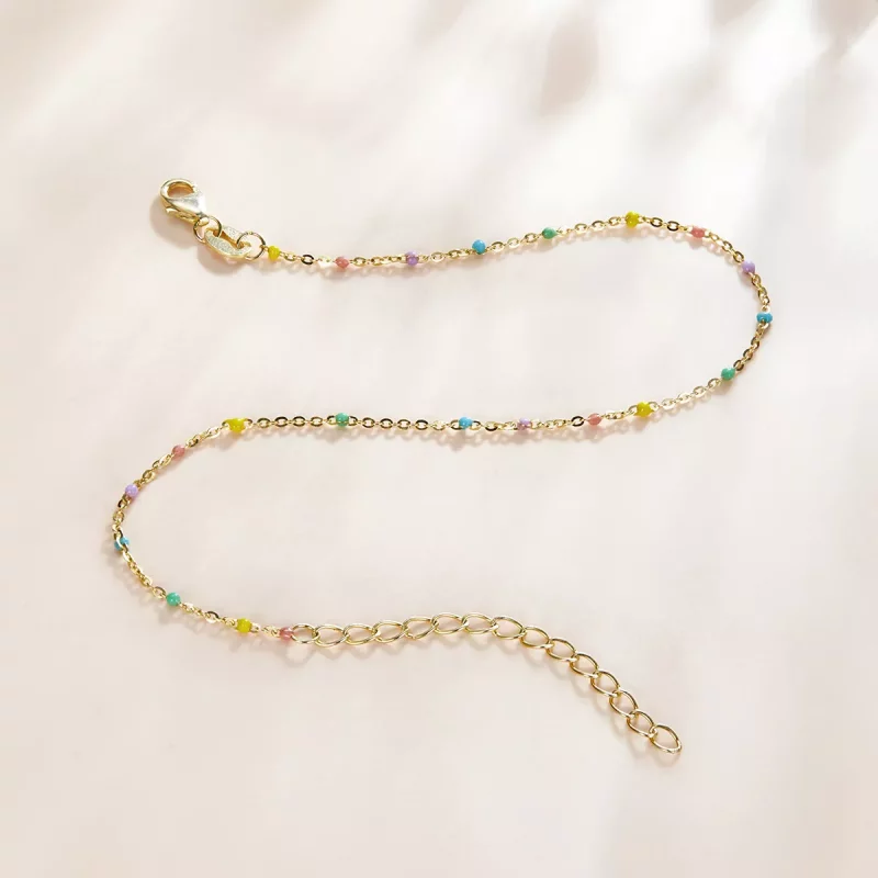 (afbeelding voor) Pandora Style Regenboog Sliding Armband - SCB211 - Bekijken 2