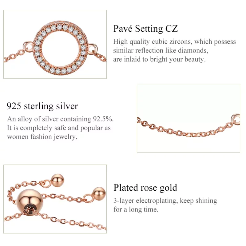 (afbeelding voor) Pandora Style Rose Lotsbestemming Armband - SCB030-C - Bekijken 6