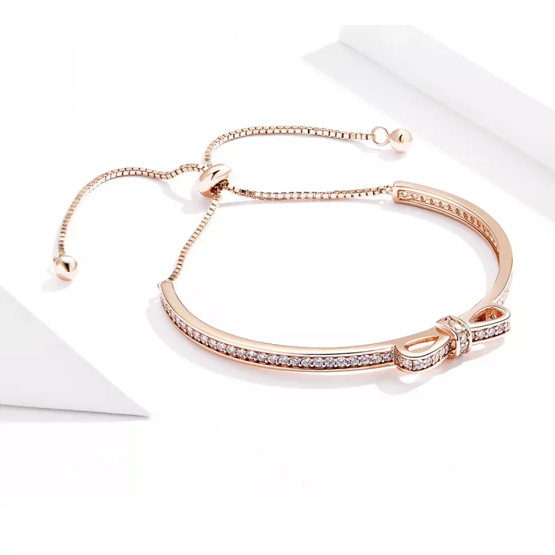 (afbeelding voor) Pandora Style Rose Zoete Strik Bangle - SCB108-C - Bekijken 4