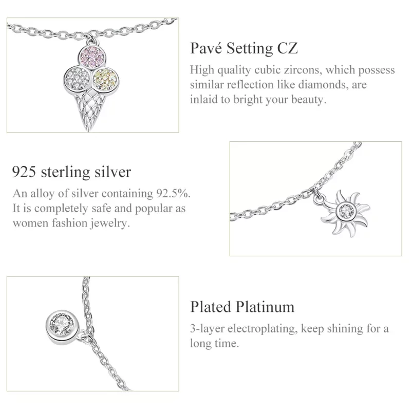 (afbeelding voor) Pandora Style Schattig ijs Armband - SCB139 - Bekijken 3
