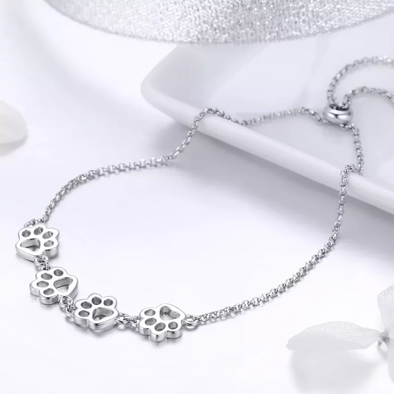 (afbeelding voor) Pandora Style Schattige klauwmarkeringen voor huisdieren Armband - SCB096 - Bekijken 3