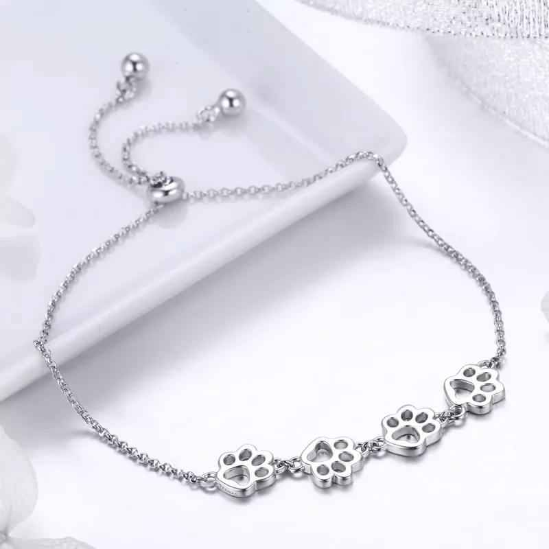 (afbeelding voor) Pandora Style Schattige klauwmarkeringen voor huisdieren Armband - SCB096 - Bekijken 4