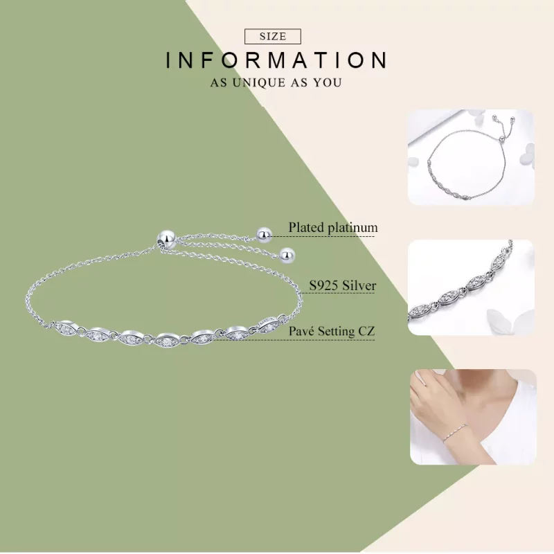 (afbeelding voor) Pandora Style Schoonheid van eenvoud Armband - SCB086 - Bekijken 5