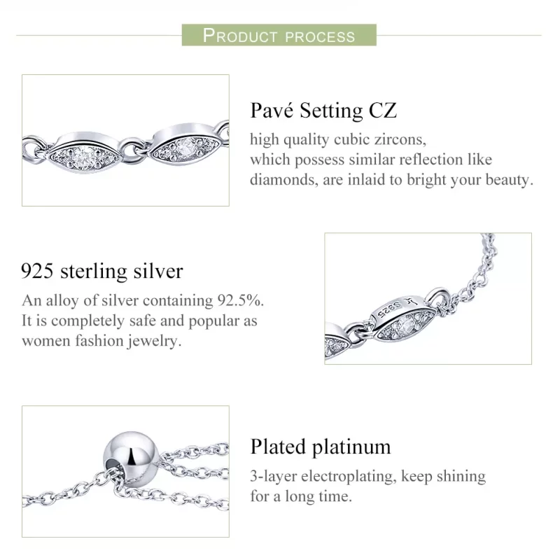 (afbeelding voor) Pandora Style Schoonheid van eenvoud Armband - SCB086 - Bekijken 6