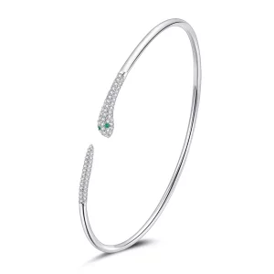 Pandora Style Slang Open Bangle - SCB206 (afbeelding voor) Pandora Style Slang Open Bangle - SCB206