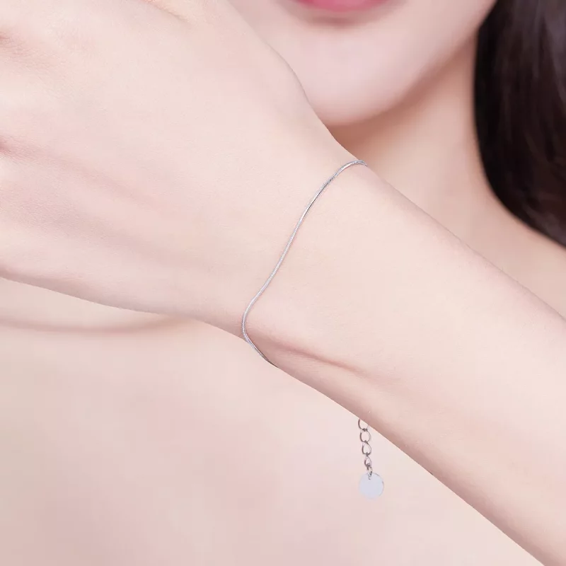 (afbeelding voor) Pandora Style Slangenketting Armband - SCB153 - Bekijken 2
