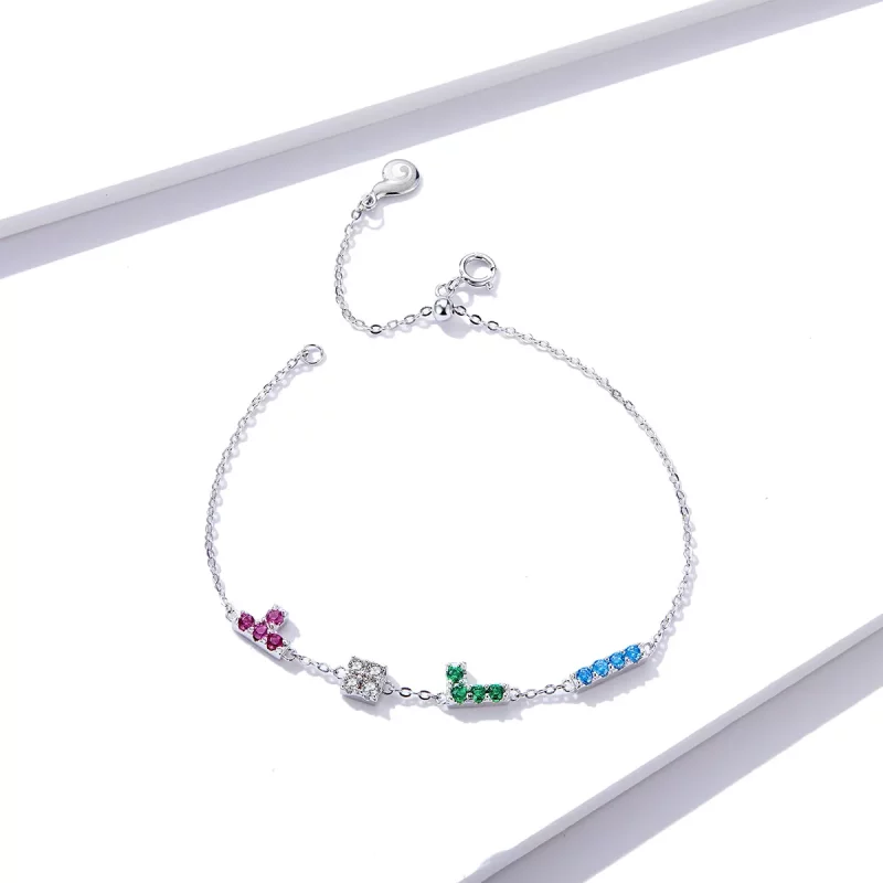 (afbeelding voor) Pandora Style Tetris Armband - BSB040 - Bekijken 2