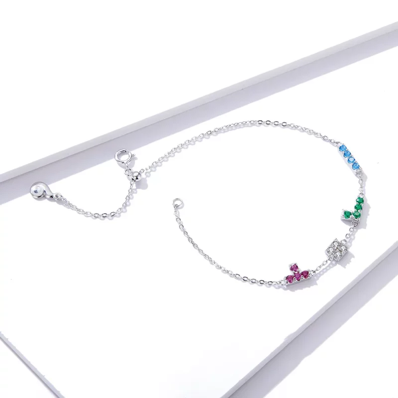 (afbeelding voor) Pandora Style Tetris Armband - BSB040 - Bekijken 4