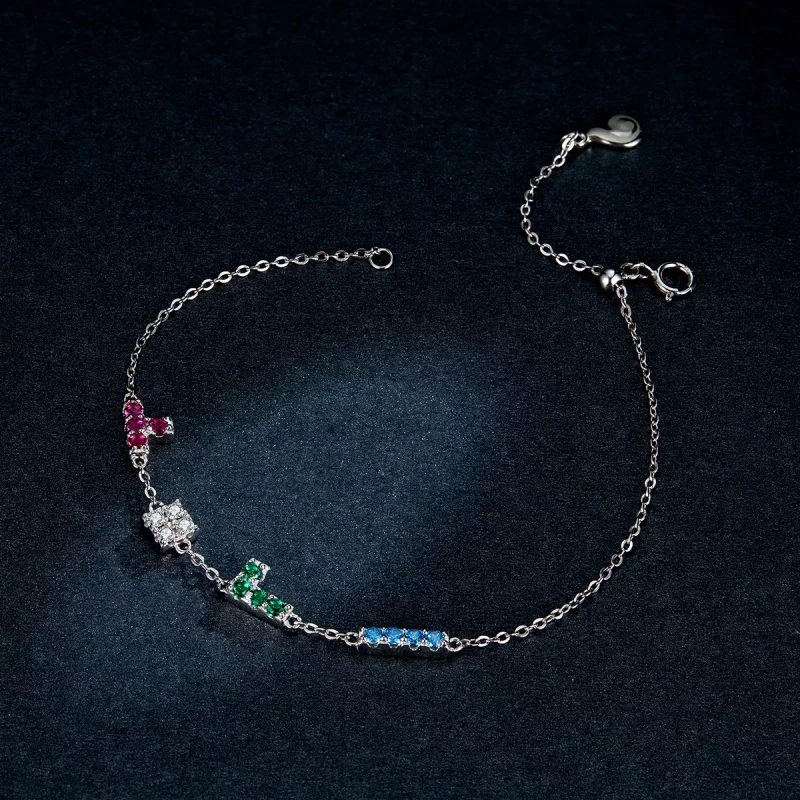 (afbeelding voor) Pandora Style Tetris Armband - BSB040 - Bekijken 5