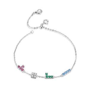 Pandora Style Tetris Armband - BSB040 (afbeelding voor) Pandora Style Tetris Armband - BSB040