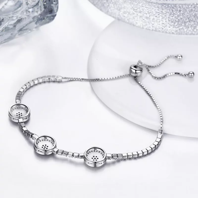 (afbeelding voor) Pandora Style Voogd Sliding Armband - SCB002 - Bekijken 5