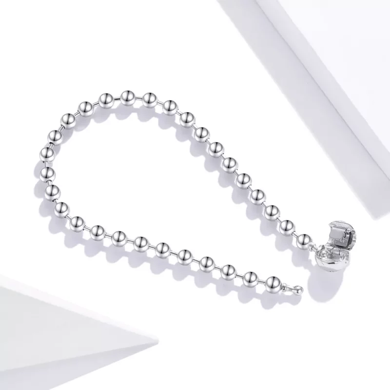 (afbeelding voor) Pandora Style Zilveren Kralen Armband - SCB208 - Bekijken 4