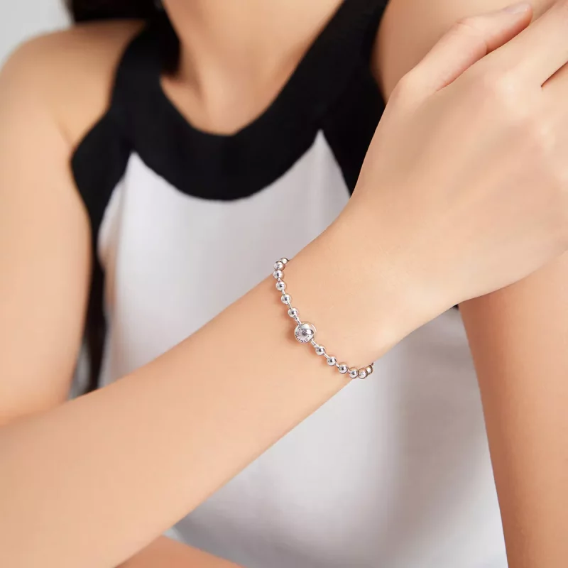 (afbeelding voor) Pandora Style Zilveren Kralen Armband - SCB208 - Bekijken 6