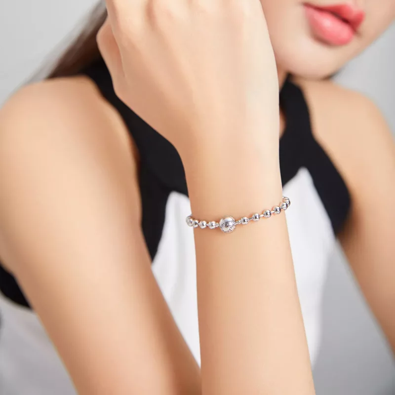 (afbeelding voor) Pandora Style Zilveren Kralen Armband - SCB208 - Bekijken 7