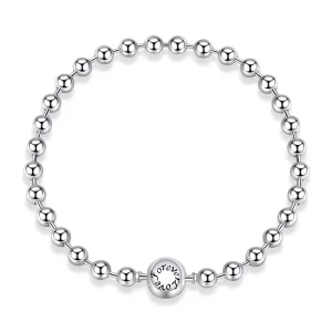 (afbeelding voor) Pandora Style Zilveren Kralen Armband - SCB208
