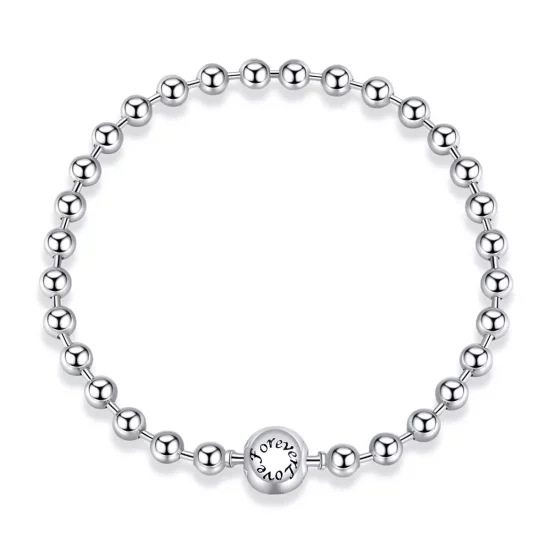 (afbeelding voor) Pandora Style Zilveren Kralen Armband - SCB208