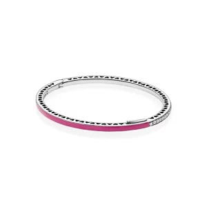 (afbeelding voor) Cerise Radiant Hearts Of Pandora Bangle - 590537En69