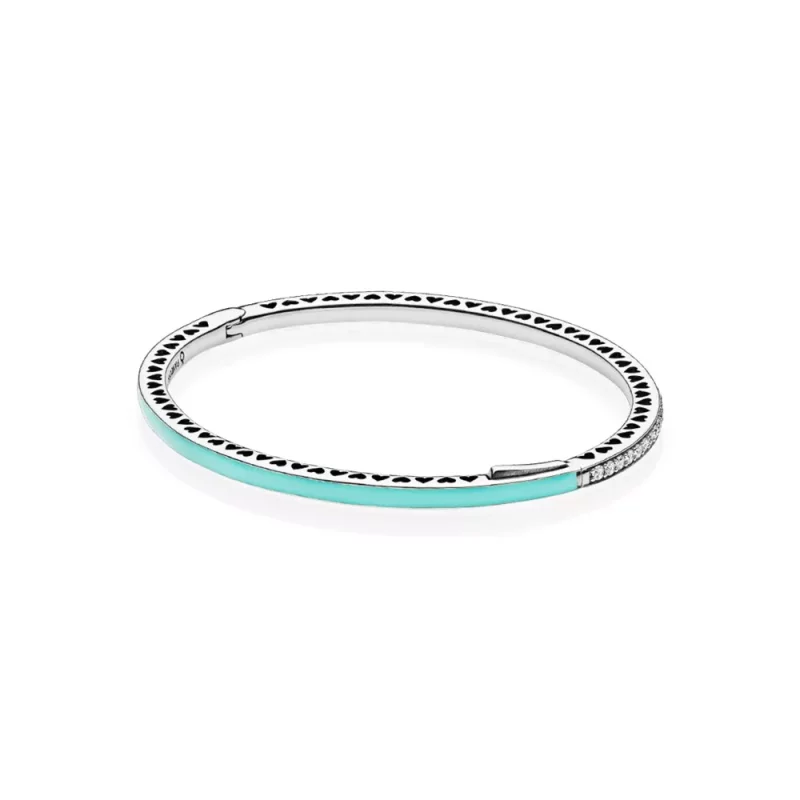 (afbeelding voor) Mint Radiant Hearts Of Pandora Bangle - 590537En105