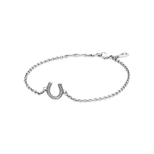 (afbeelding voor) PANDORA Horseshoe Silver Armband With Cubic Zirconia - 590507CZ