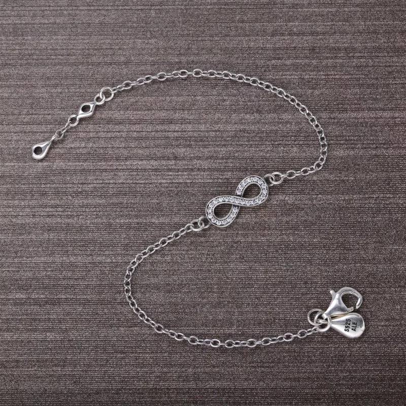 (afbeelding voor) PANDORA Infinity Silver Armband With Cubic Zirconia - 590509CZ - Bekijken 2