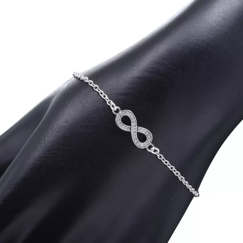 (afbeelding voor) PANDORA Infinity Silver Armband With Cubic Zirconia - 590509CZ - Bekijken 3