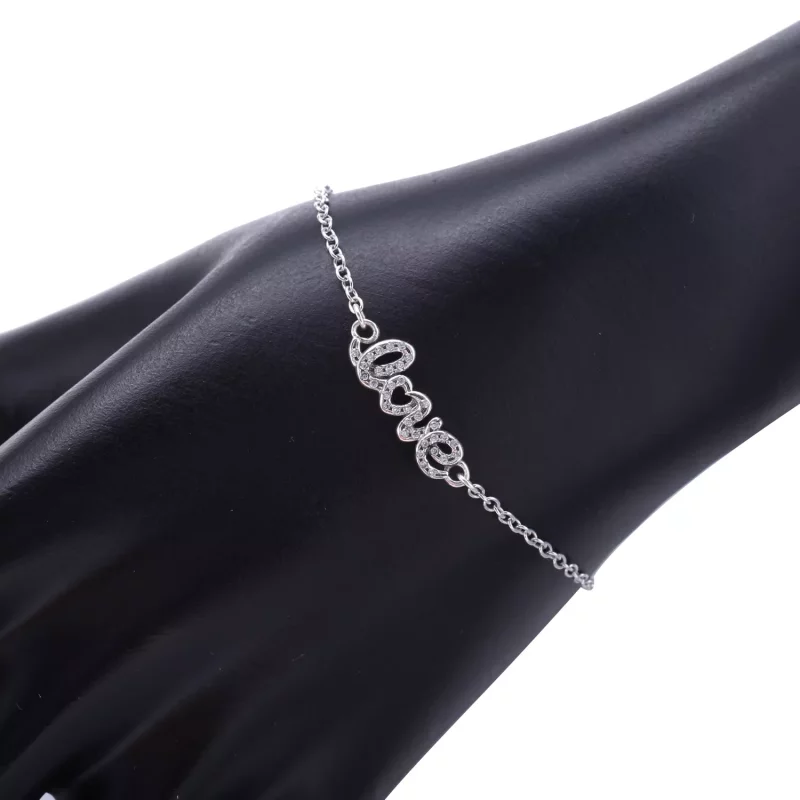 (afbeelding voor) PANDORA Love Silver Armband With Cubic Zirconia - 590510CZ - Bekijken 3