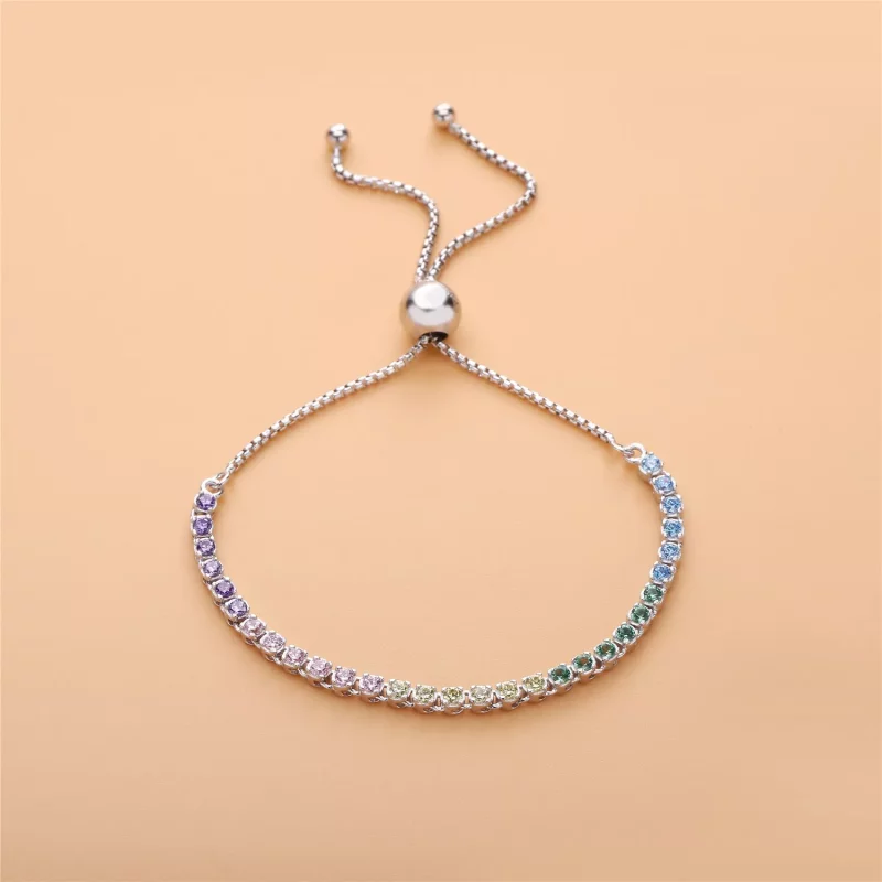 (afbeelding voor) PANDORA Multi-Colour Sparkling Strand Armband - Bekijken 2